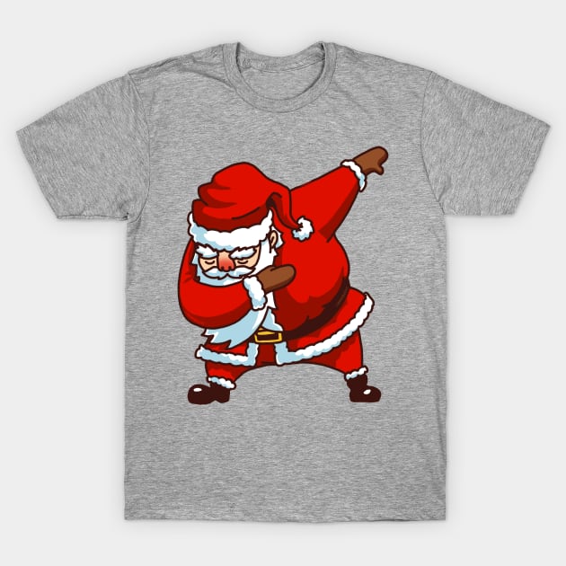 Dabbing Santa Christmas Tshirt Gift Dab Santa Claus T-Shirt 2 T-Shirt by vo_maria